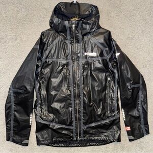 Columbia Titanium Men’s OutDry Extreme Wyldwood Rain Jacket Shell Size Med Black